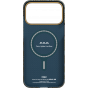 Ультра тонкий чехол PITAKA (Breath of Veins) для iPhone 17 Pro, (Dive Green) Зелёно-синий