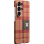 Ультра тонкий чехол PITAKA (Flora in Grid) для Samsung Galaxy S26 Ultra, (Cloud Dusk) Оранжевый