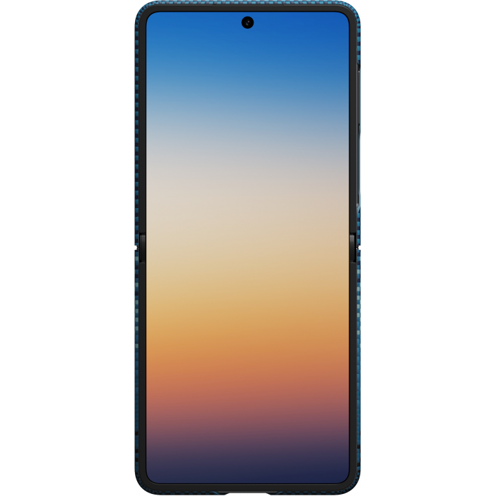 Ультра тонкий чехол PITAKA для Galaxy Z Flip8, (Moonrise) Синий