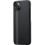 Ультра тонкий чехол Pitaka MagEZ 4 для iPhone 15 (6.1"), Rhapsody, кевлар (арамид)