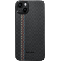 Ультра тонкий чехол Pitaka MagEZ 4 для iPhone 15 (6.1"), Rhapsody, кевлар (арамид)