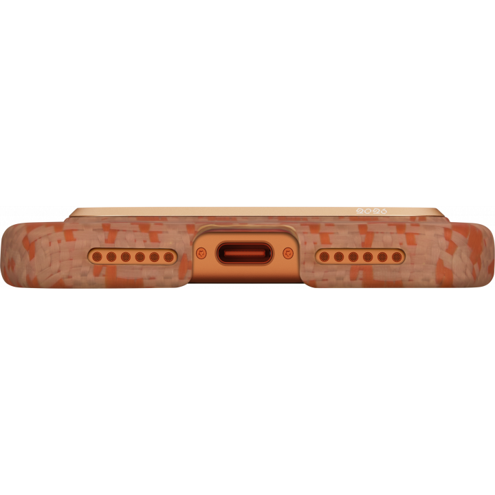 Ультра тонкий чехол PITAKA (PitaTap™) для iPhone 17 Pro, (Amber) Оранжевый