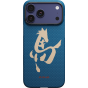 Ультра тонкий чехол PITAKA (Happiness Rides) для iPhone 17 Pro Max, (Azure Green) Синий