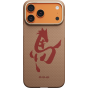 Ультра тонкий чехол PITAKA (Happiness Rides) для iPhone 17 Pro, (Gold & Jade) Золотой
