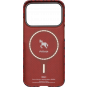 Ультра тонкий чехол PITAKA (Happiness Rides) для iPhone 17 Pro Max, (Cinnabar Steed) Красный