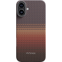 Ультра тонкий чехол Pitaka  для iPhone 16 Plus - Закат