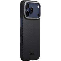 Ультра тонкий чехол PITAKA (PitaTap™) для iPhone 17 Pro Max, Черный
