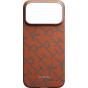 Ультра тонкий чехол PITAKA (Monogram) для iPhone 17 Pro, Оранжевый