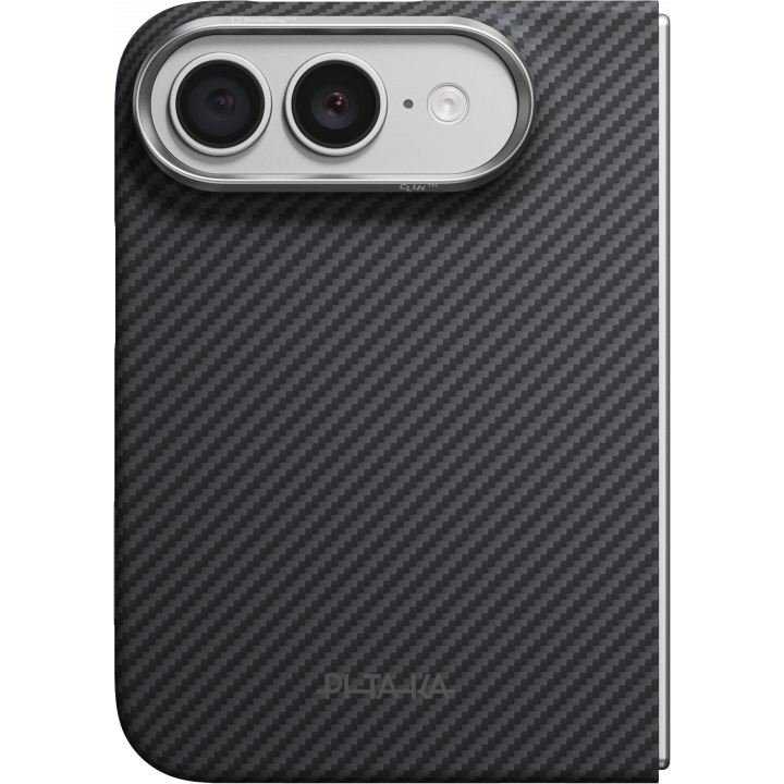 Ультра тонкий чехол PITAKA для iPhone 18 Duo, Чёрный