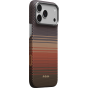 Ультра тонкий чехол PITAKA для iPhone 18 Pro, (Sunset) Коричневый