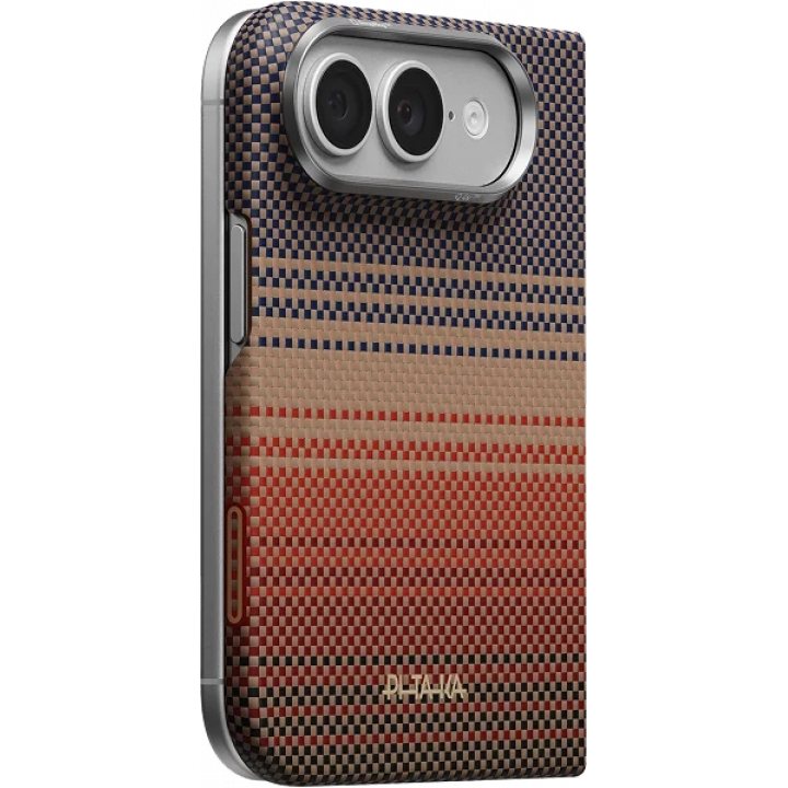 Ультра тонкий чехол PITAKA для iPhone 18 Duo, (Sunset) Коричневый