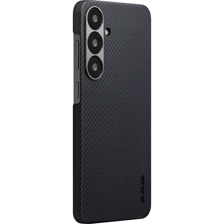 Ультра тонкий чехол Pitaka для Samsung Galaxy S25, Черный