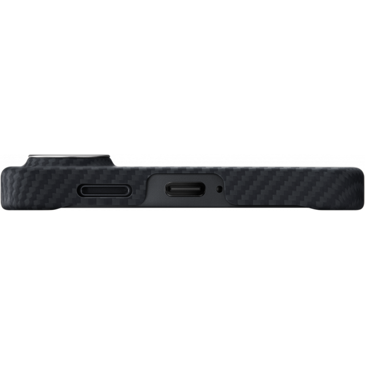 Ультра тонкий чехол Pitaka для Samsung S26, Черный