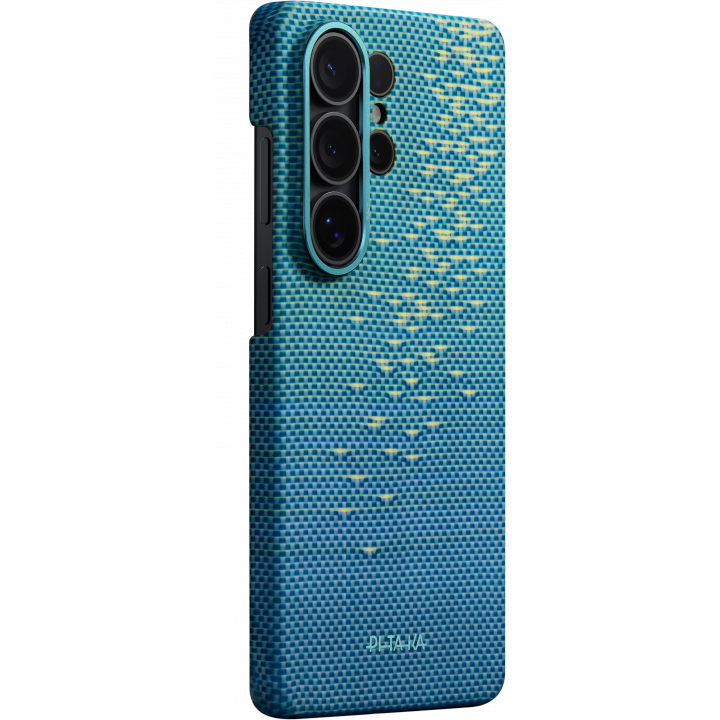 Ультра тонкий чехол Pitaka для Samsung S26 Ultra, Голубой