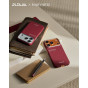 Ультра тонкий чехол PITAKA (PitaTap™) для iPhone Air, (Harvard Crimson) Красный