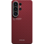 Ультра тонкий чехол PITAKA (Гарвардский университет) для Samsung Galaxy S26 Ultra, Красный