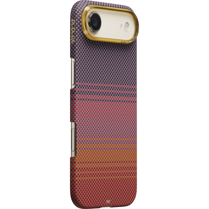 Ультра тонкий чехол PITAKA (California Dream-02) для iPhone Air, (Sunset 2.0) Оранжево-фиолетовый