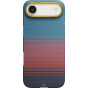 Ультра тонкий чехол PITAKA (California Dream) для iPhone Air, (Sunset 2.0) Красно-синий