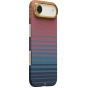 Ультра тонкий чехол PITAKA (California Dream-05) для iPhone Air, (Sunset 2.0) Сине-красный