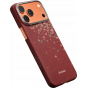 Ультра тонкий чехол PITAKA (Sakura Hours) для iPhone 17 Pro, (Daybreak Red) Красный