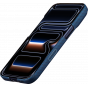 Ультра тонкий чехол PITAKA (Sakura Hours) для iPhone 17 Pro, (Nightfall Blue) Синий
